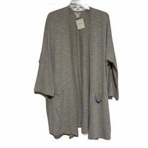 Revolve Donni Ribbed Sweater Coat Cardigan OSFA